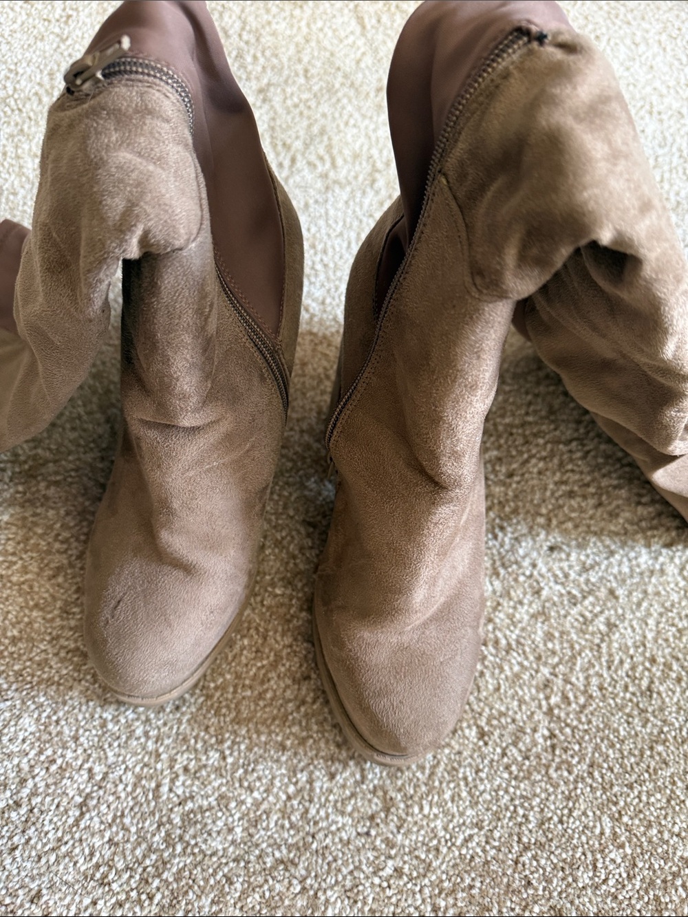 Women's Brown Suede Booties - Stylish Everyday Comfort